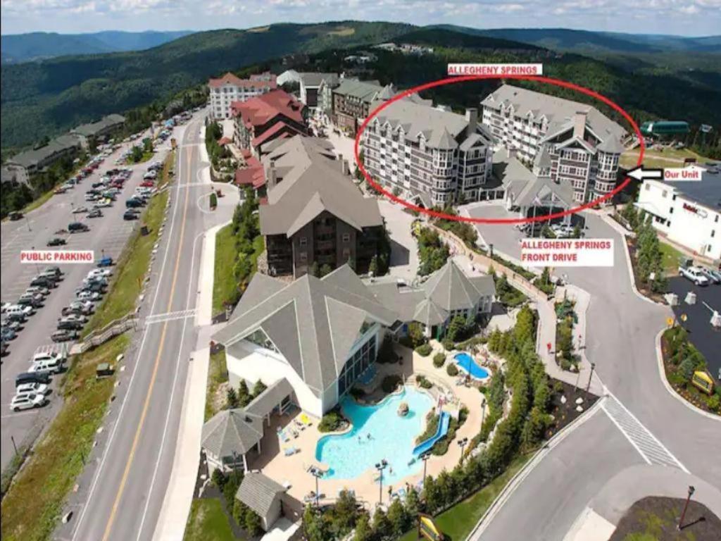 Allegheny Spring 239 King, Bed/Ski-In, Out/Pool & Hot Tub Snowshoe Extérieur photo